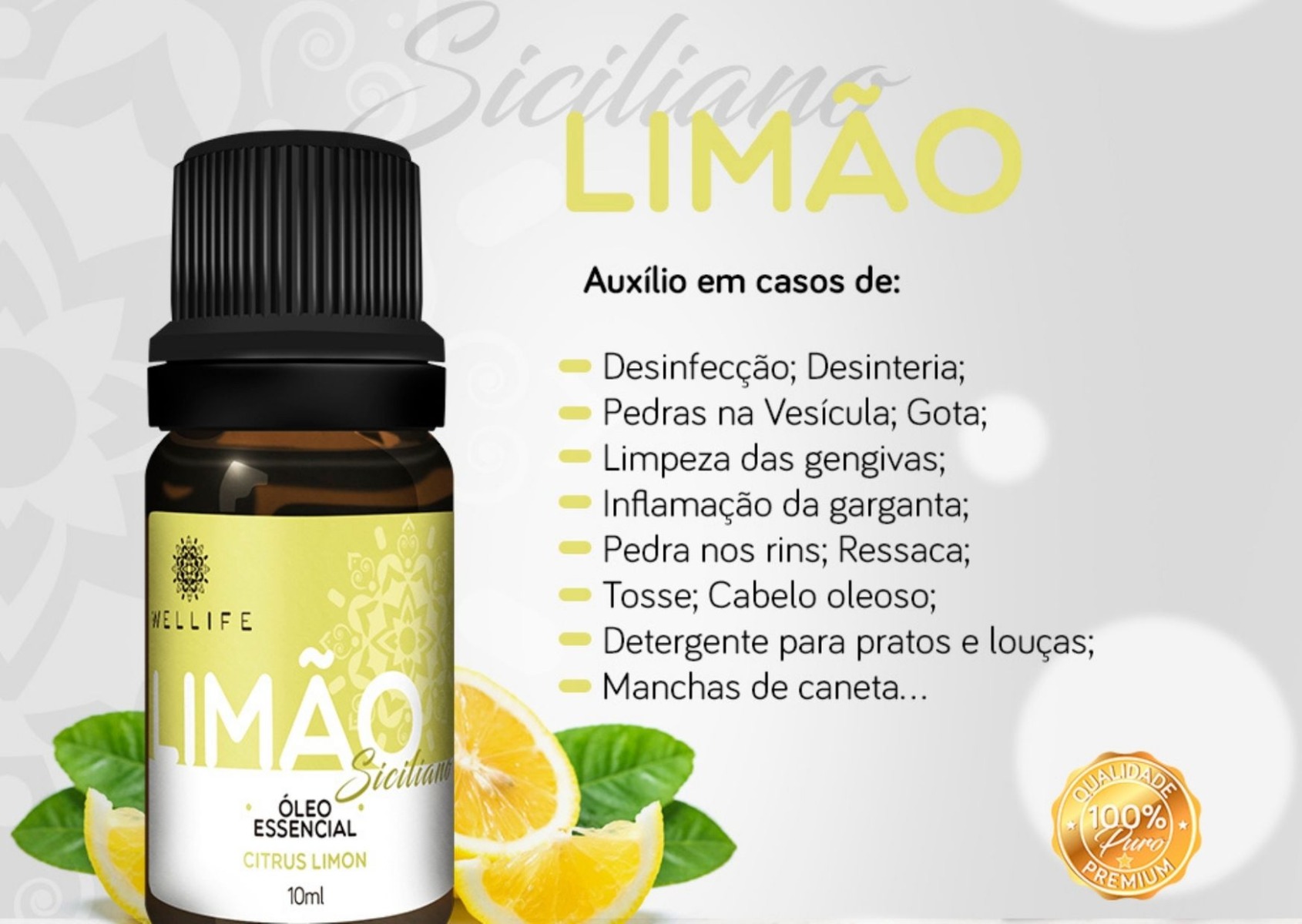 Óleo essencial de limão siciliano benefícios e propriedades blog da